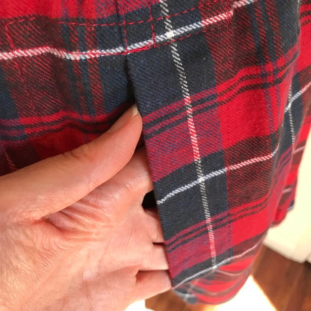 J.Crew flannel plaid boxers